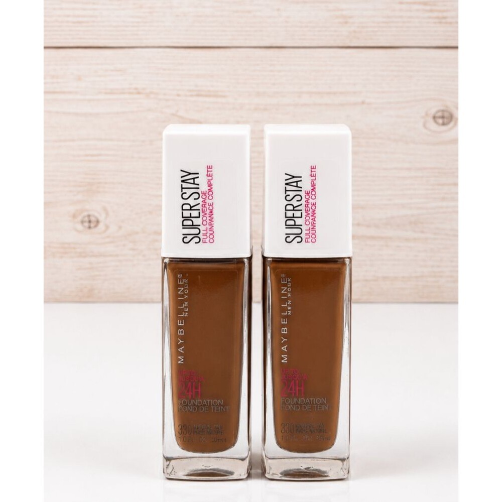 2 Pack Maybelline Super Stay Foundation 24H Full Coverage # 355 Coconut
